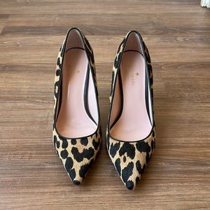 Kate Spade leopard print pumps